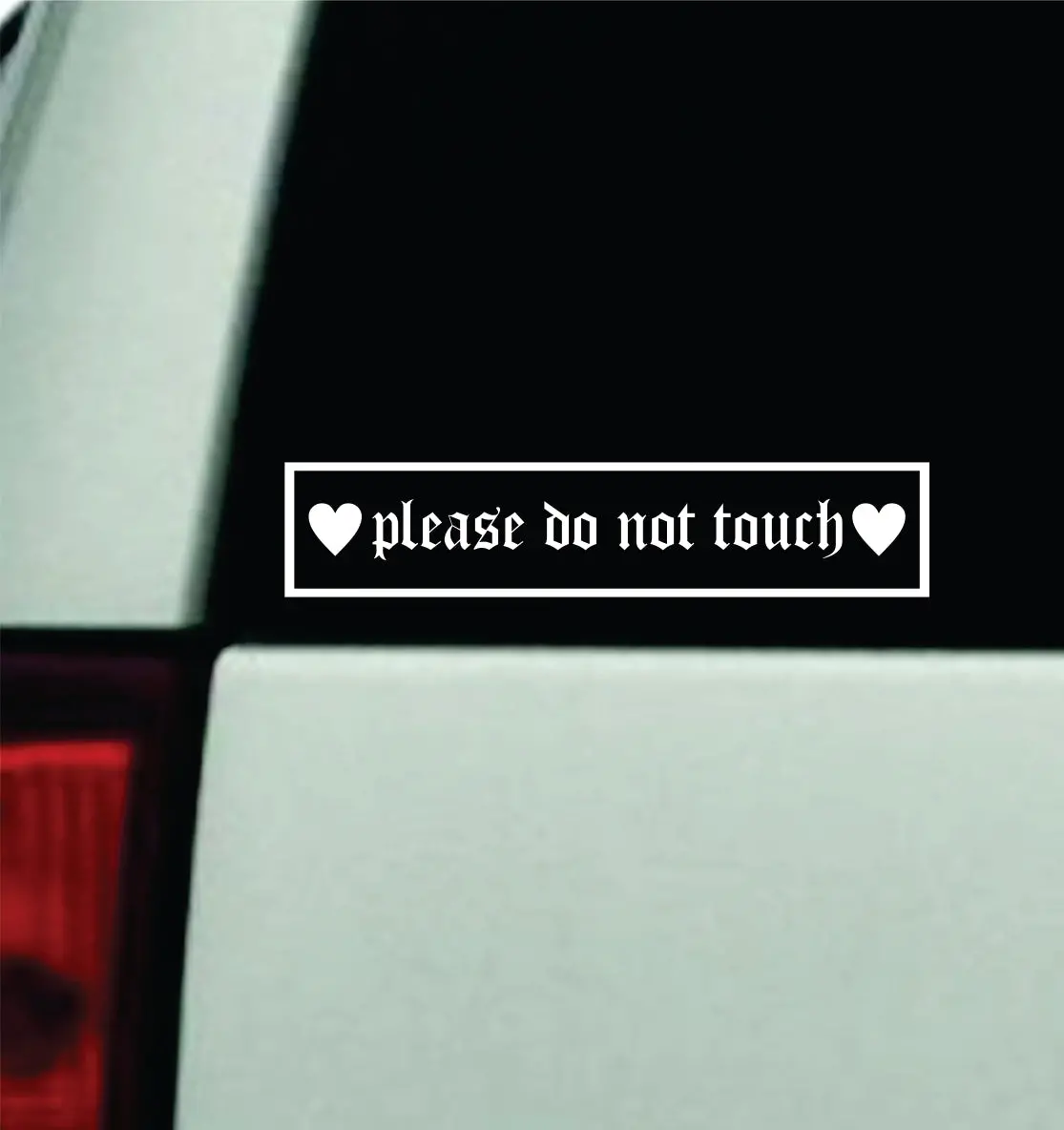 Please Do Not Touch Car Decal Truck Window Windshield Jdm Bumper Sticker Vinyl Quote Girls Men Funny Trendy Meme Racing Club Sadboyz 1