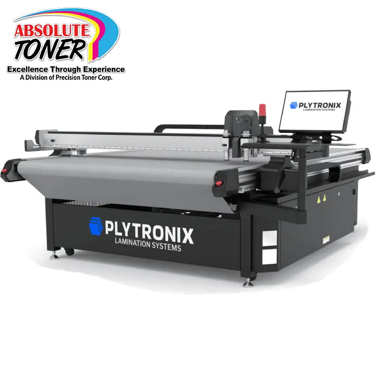Plytronix At-2540 8' X 13' High-Precision Digital Flatbed Cutting Machine With Automated Finishing System Utilizes Interchangeable Tool Heads 1