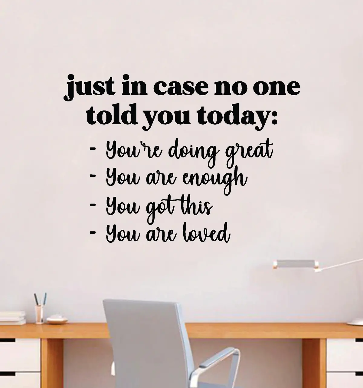 Positive Affirmations V3 Quote Wall Decal Sticker Bedroom Room Art Vinyl Inspirational Motivational Kids Teen Baby Nursery School Girls Self Love Mental Health Aesthetic 1