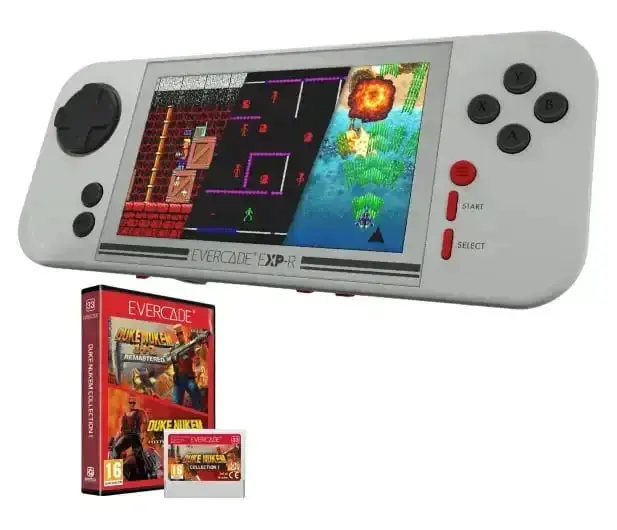 Evercade - Exp-R Retro Console + Duke Nukem Collection 1 - Przenośna Konsola Retro 1