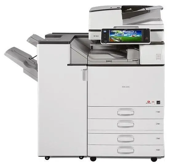 $109/Month Ricoh Mp 5054 Black And White Laser Multifunction Printer Copier Scanner With Finisher 1
