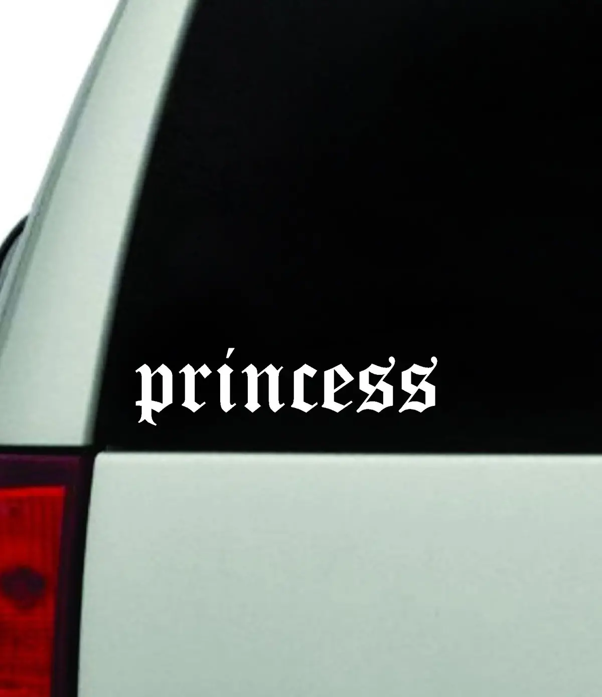 Princess Car Decal Truck Window Windshield Jdm Bumper Sticker Vinyl Quote Boy Girls Funny Mom Milf Women Trendy Cute Aesthetic Bestie Merge 1