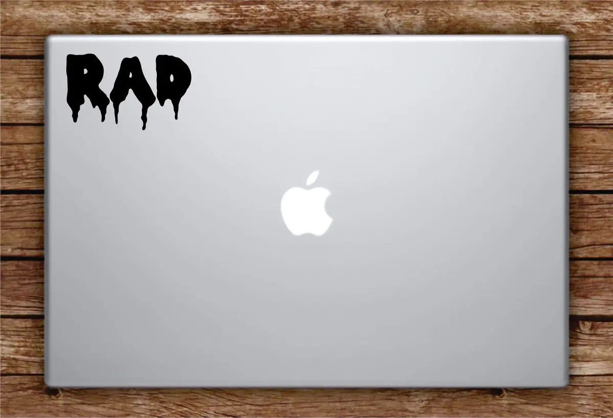 Rad Laptop Apple Macbook Car Quote Wall Decal Sticker Art Vinyl Inspirational Funny Dope Cool Teen 1
