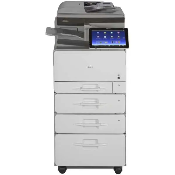 From $17/Month - Ricoh Mp C306 30 Ppm Color Laser Multifunction Copier Printer Scanner With Touchscreen 1