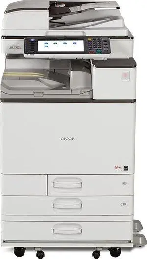 $55/Month Ricoh Mp C3503 Color 35 Ppm Laser Multifunction Printer Copier Scanner 11X17, 12X18 300Gsm 2