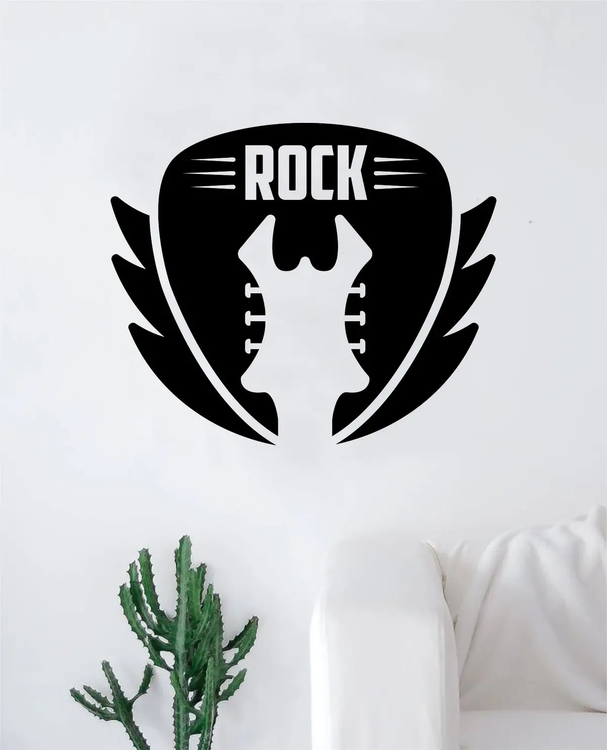 Guitar V3 Wall Decal Sticker Bedroom Room Art Vinyl Home Decor Music Teen Kids Electric Acoustic Rock 1