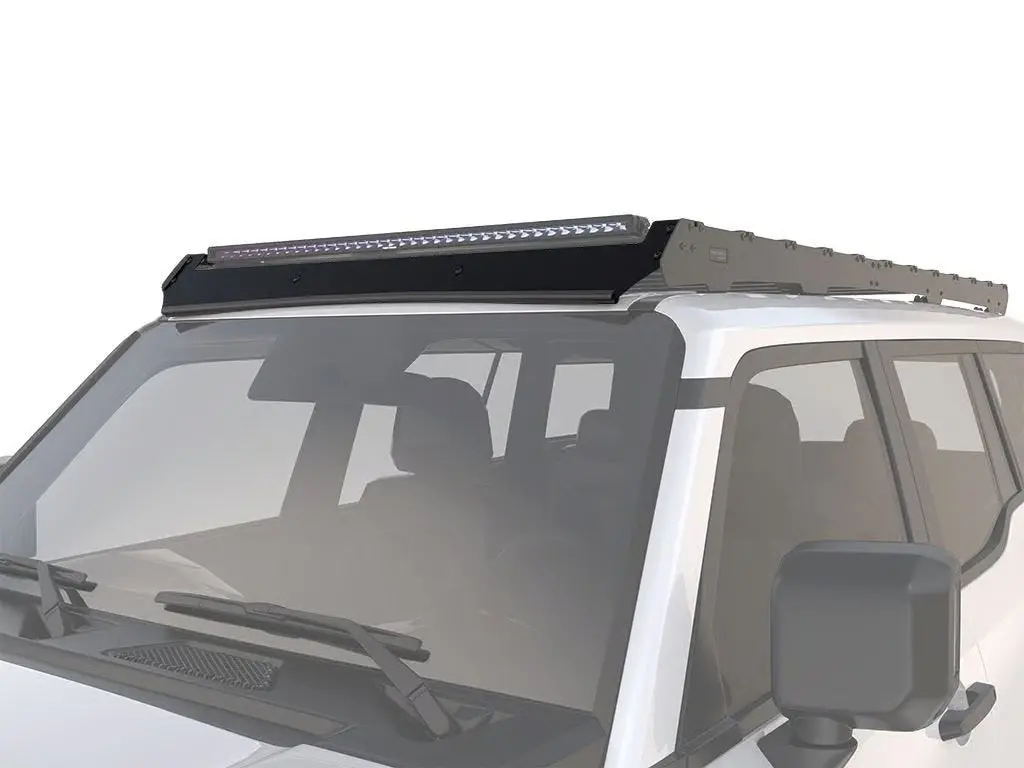 Front Runner Slimsport Rack 40" Light Bar Wind Fairing For Truck – Fits 2024-Current Toyota Land Cruiser Prado / Lexus Gx 550 – Black Steel, (1Pc) 1