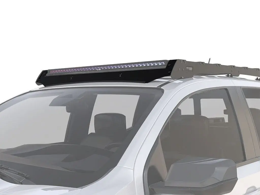 Front Runner Slimsport Rack 40" Light Bar Wind Fairing For Truck – Fits 2023-Current Chevrolet Colorado / Gmc Canyon 3Rd Gen – Black Steel, (1Pc) 1