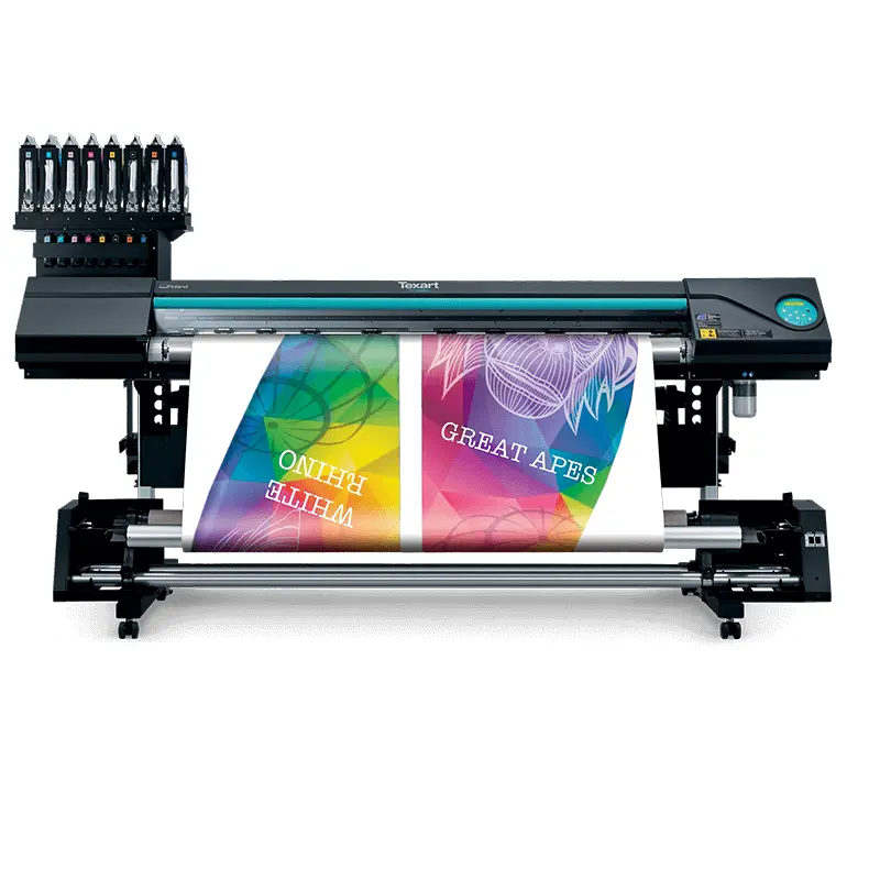 $495/Month Roland Texart Rt-640 / Rt640 64" High Volume Dye-Sublimation Transfer Printer - 8-Color Dye Sublimation Demo With Take-Up And Automatic Sleep Feature 1