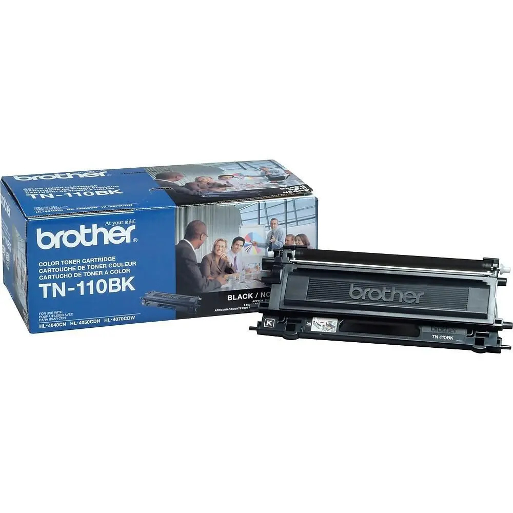 Oem Brother Tn-110Bk Black Toner Cartridge 1