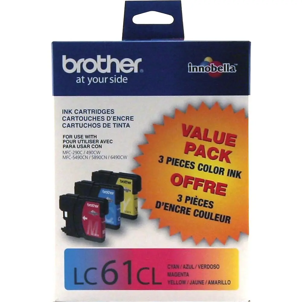 Lc613pks Ink Cartridge  Colour (3 Pks Lc61cs / Ms / Ys) 1
