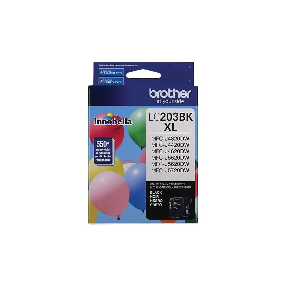 Lc203bks Black Ink Mfcj4320dw/Mfcj4420dw/Mfcj4620dw 1