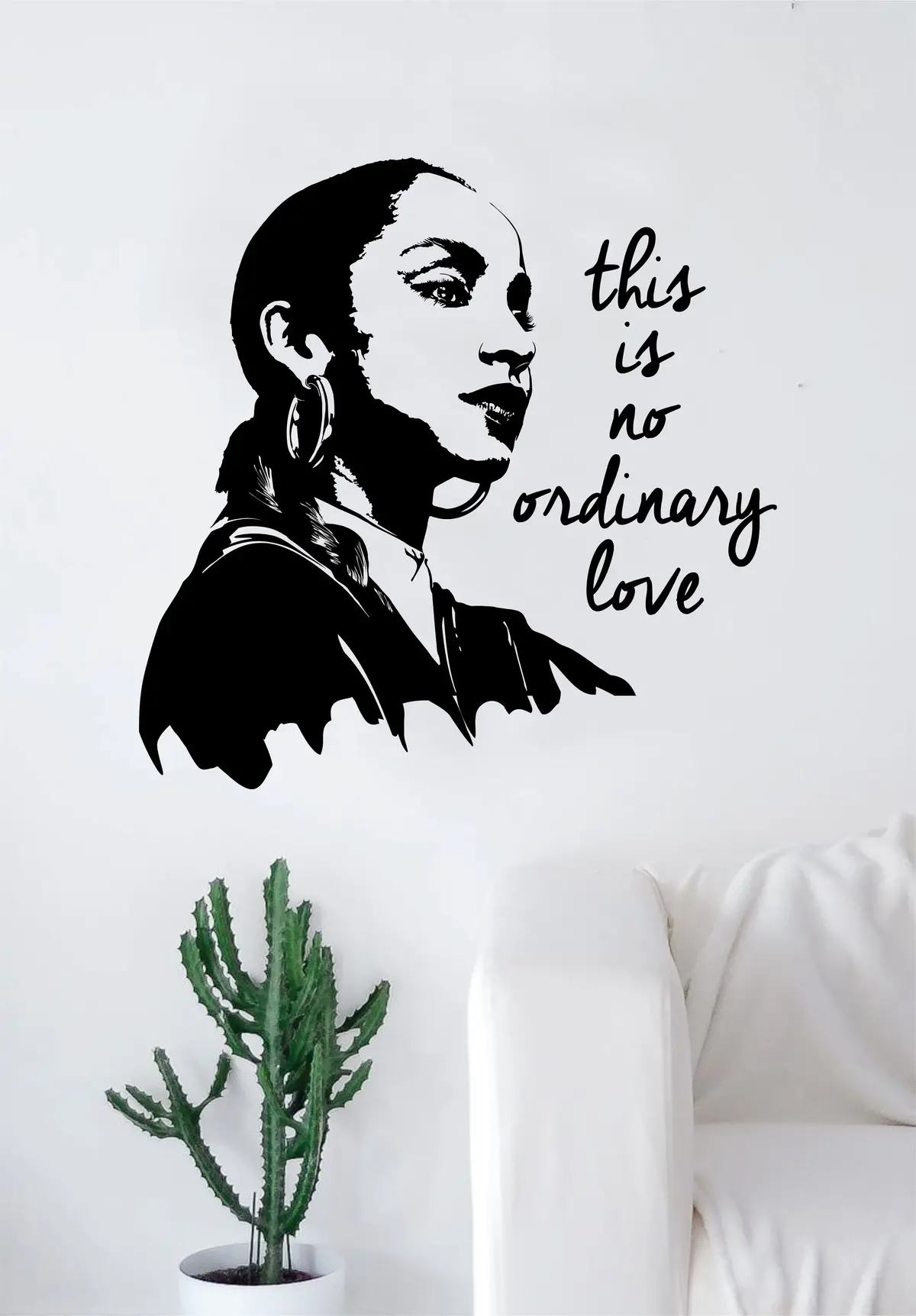 Sade This Is No Ordinary Love Quote Wall Decal Home Decor Sticker Room Art Vinyl Rap Hip Hop Rnb Music Lyrics Cute Girls Women Inspirational 1