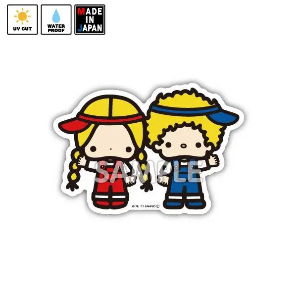 Sanrio029　ステッカー　サンリオ パティ＆ジミー 1