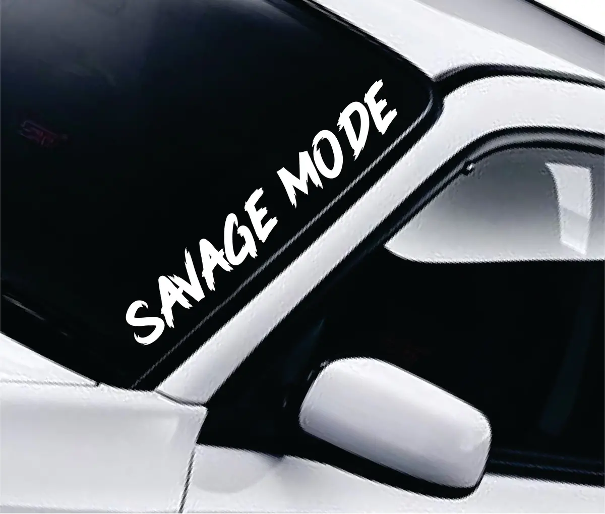Savage Mode Wall Decal Car Truck Window Windshield Jdm Sticker Vinyl Lettering Quote Drift Boy Girl Funny Sadboyz Racing Men Broken Heart Club 1