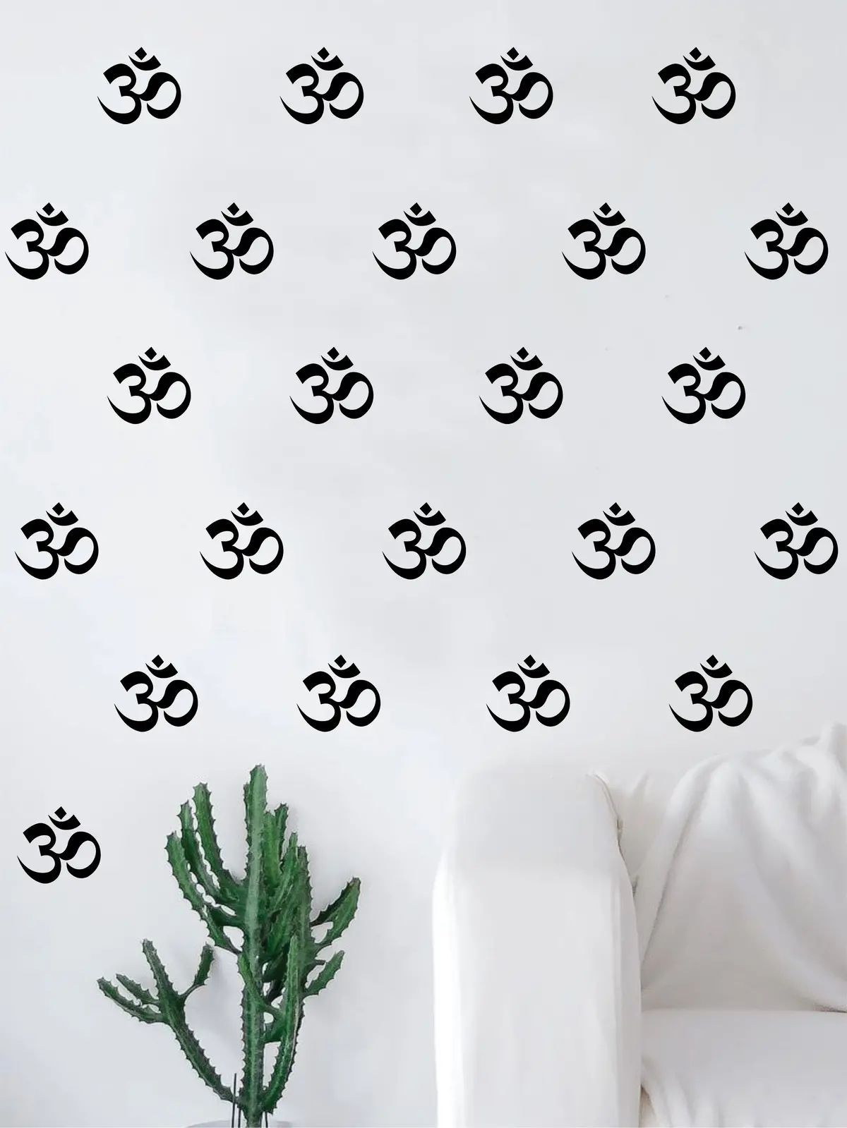 Set Of 30 Oms Pattern Decal Sticker Wall Vinyl Art Home Decor Teen Yoga Om Namaste Meditate 1