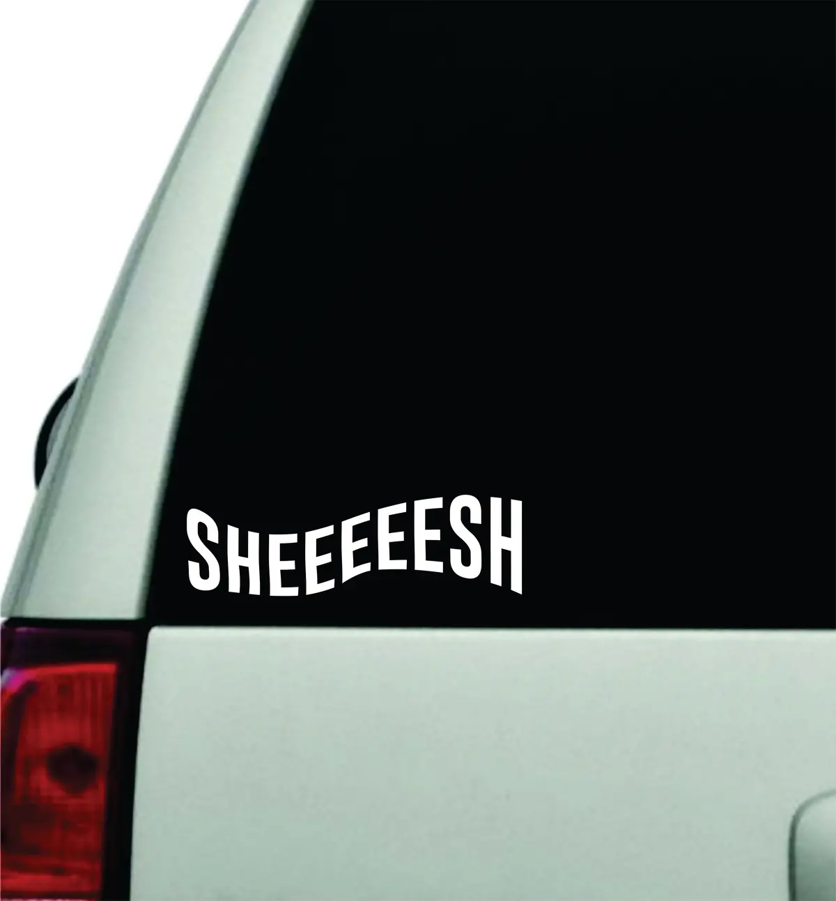 Sheesh Wall Decal Car Truck Window Windshield Jdm Sticker Vinyl Lettering Quote Boy Girl Funny Sadboyz Racing Men Tiktok Meme Broken Heart Club 1