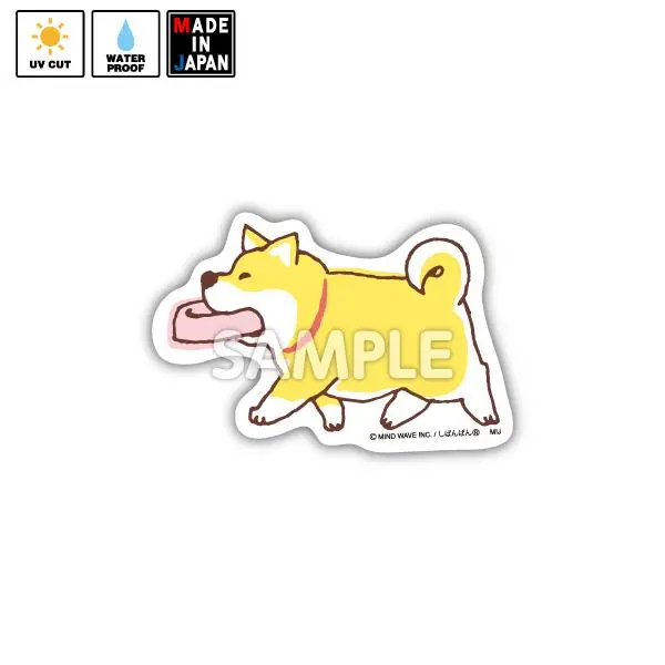 Shiba002　ステッカー　しばんばん 1