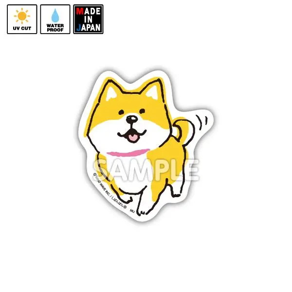 Shiba003　ステッカー　しばんばん 1