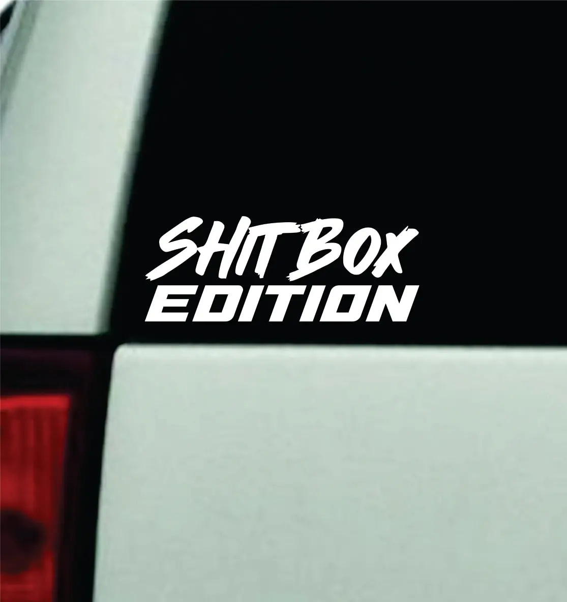 Shtbox Edition V2 Car Decal Truck Window Windshield Jdm Bumper Sticker Vinyl Quote Men Girls Funny Trendy Meme Racing Club Sadboyz 1
