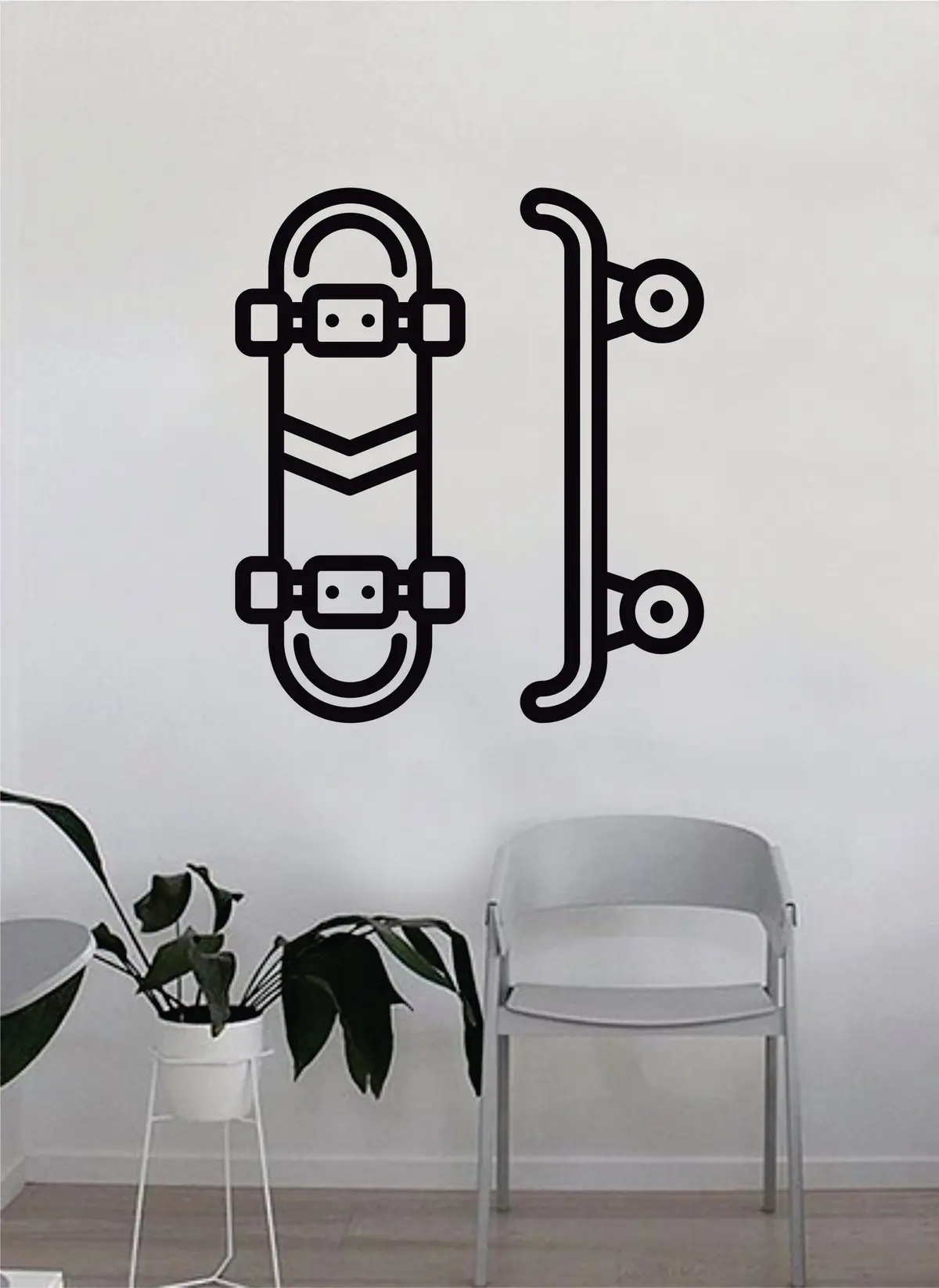 Skateboard Wall Decal Decor Sticker Vinyl Art Bedroom Room Teen Sports Skating Skater Skate Nursery Cool 1