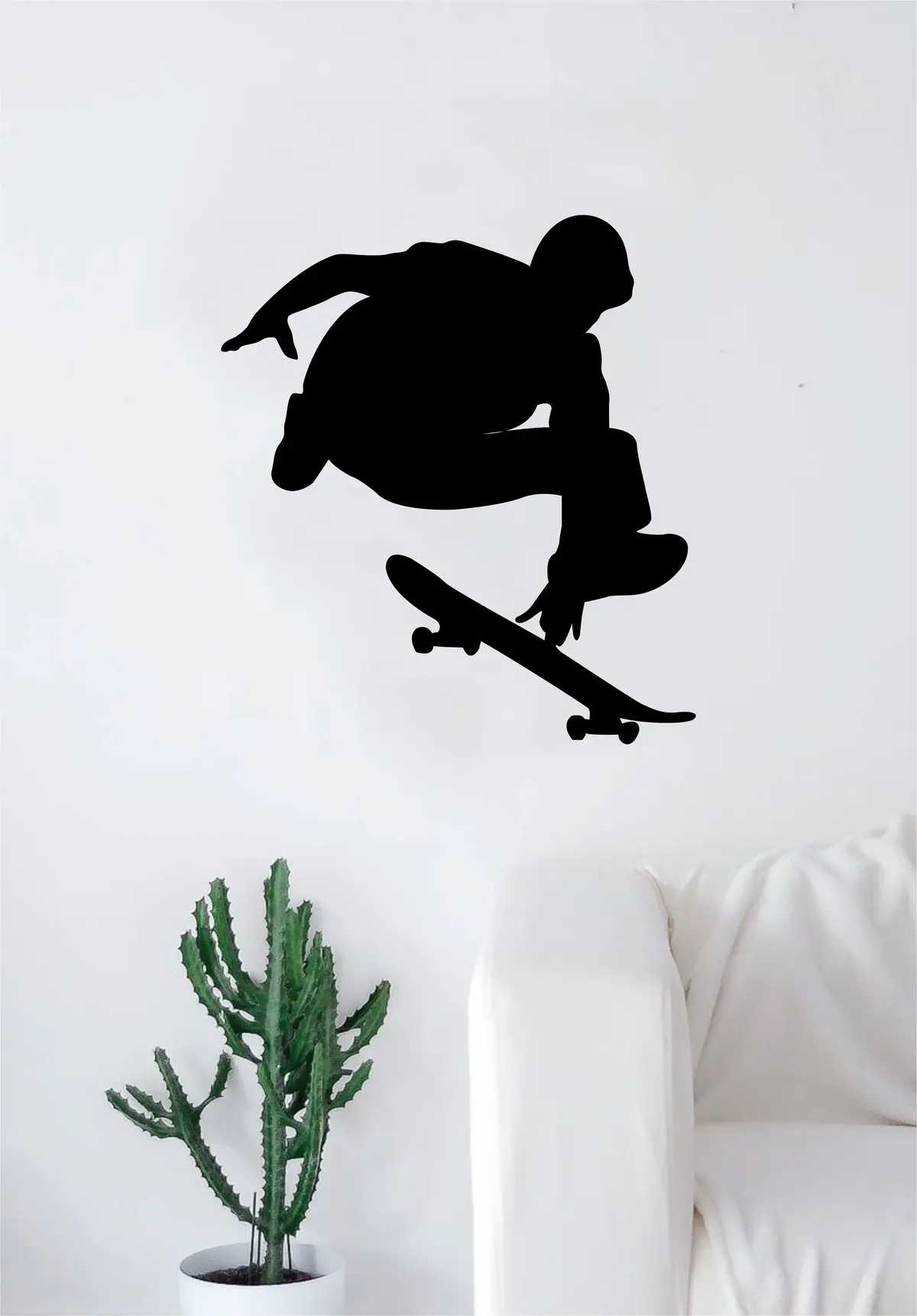 Skater V4 Wall Decal Decor Sticker Vinyl Art Bedroom Room Teen Sports Skating Skate Skateboard Kids Boys 1