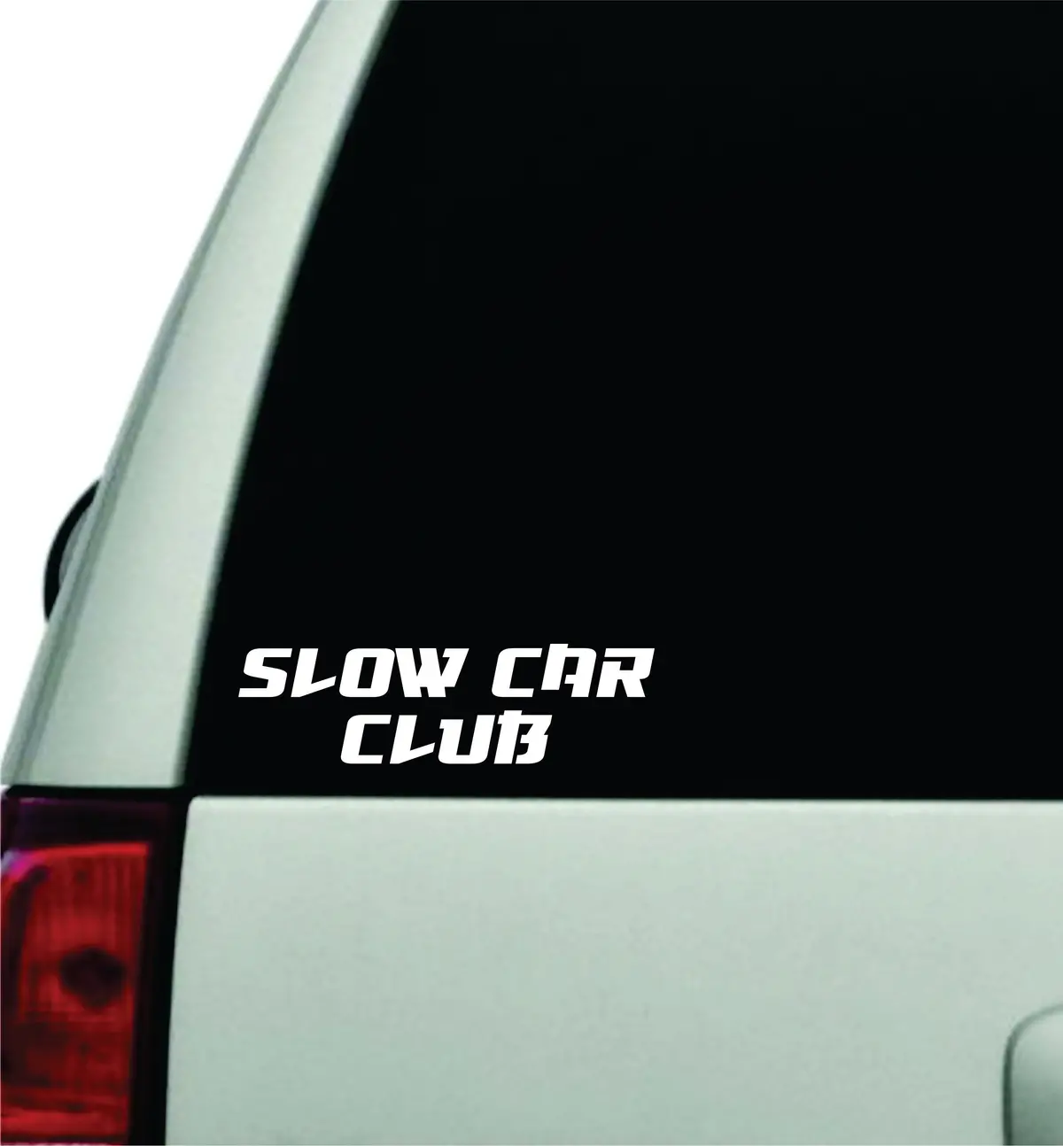 Slow Car Club Wall Decal Car Truck Window Windshield Jdm Sticker Vinyl Lettering Quote Boy Girl Funny Sadboyz Racing 1