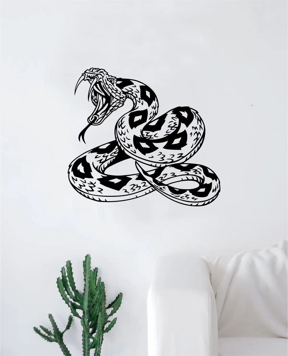 Snake V6 Wall Decal Decor Art Sticker Vinyl Room Bedroom Teen Kids Animal Desert Reptile 1