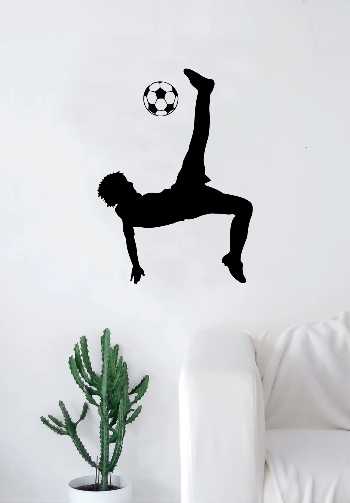 Soccer Player V4 Wall Decal Sticker Vinyl Art Decor Home Bedroom Sports Futbol World Cup Fifa Teen Kids Baby Nursery 1