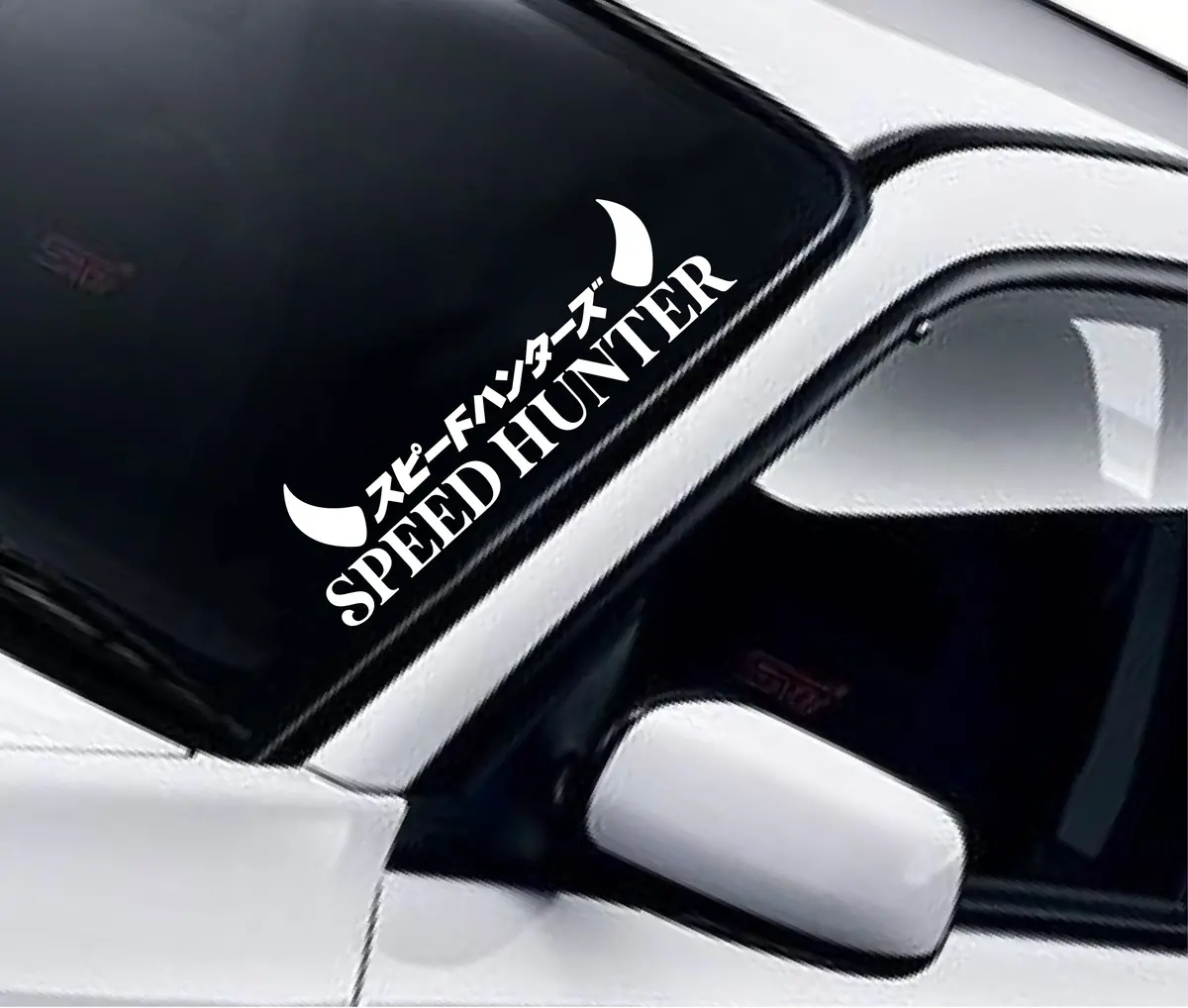 Speed Hunter V3 Car Decal Truck Window Windshield Jdm Banner Sticker Vinyl Quote Drift Men Automobile Street Racing Broken Heart Club Japanese 1