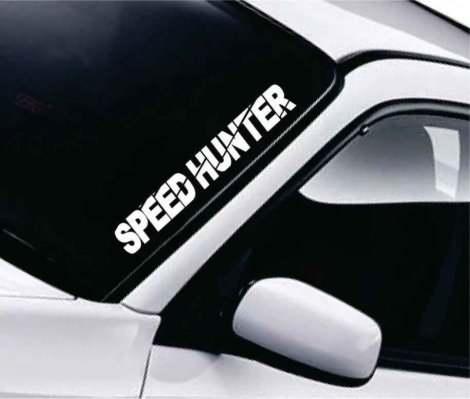 Speed Hunter Wall Decal Car Truck Window Windshield Jdm Sticker Vinyl Lettering Quote Drift Boy Girl Funny Sadboyz Racing Men Broken Heart Club 1