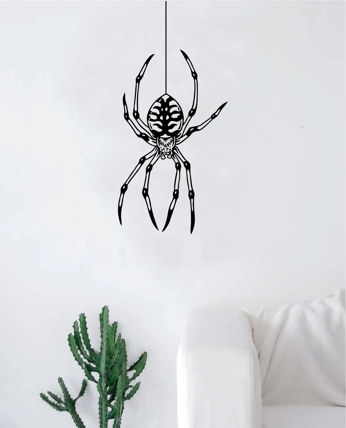 Spider V3 Insect Bug Spiderweb Wall Decal Sticker Vinyl Art Bedroom Living Room Decor Teen Boy Girl 1