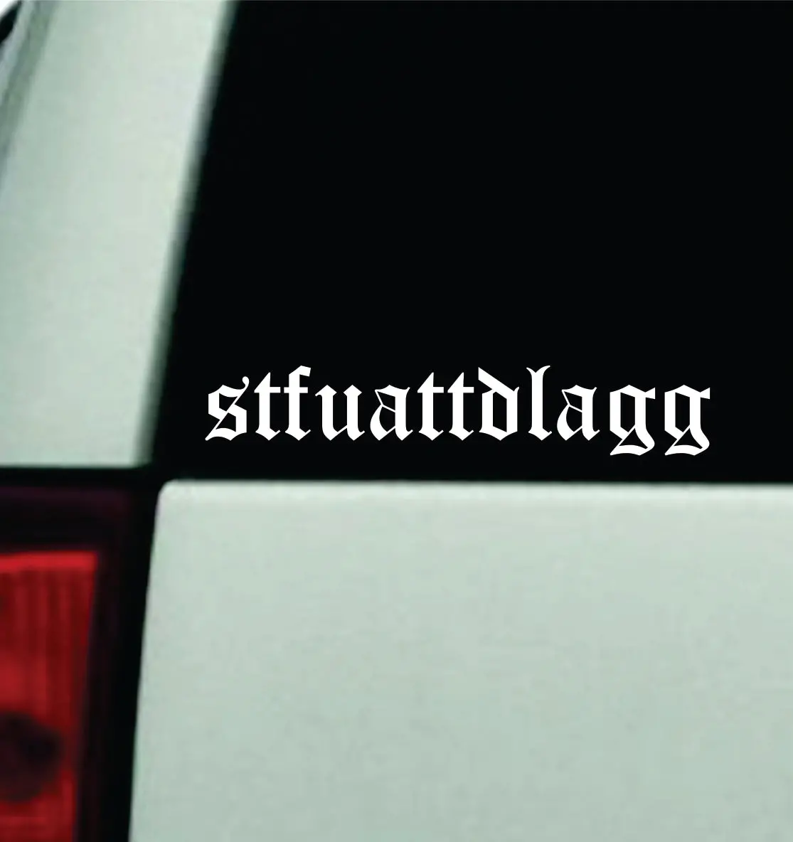 Stfuattdlagg V2 Car Decal Truck Mirror Window Windshield Bumper Sticker Men Girls Funny Books 1