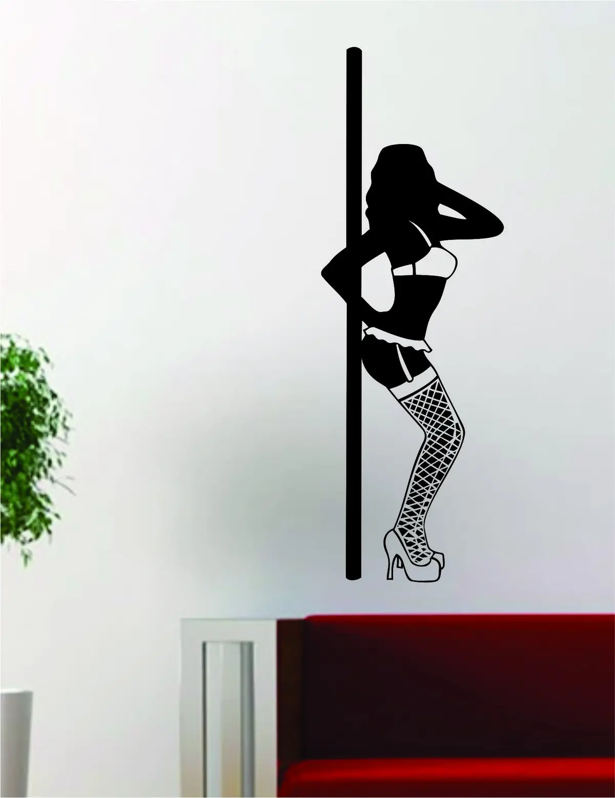 Stripper V2 Girl Funny Design Decal Sticker Wall Vinyl Decor Art 1