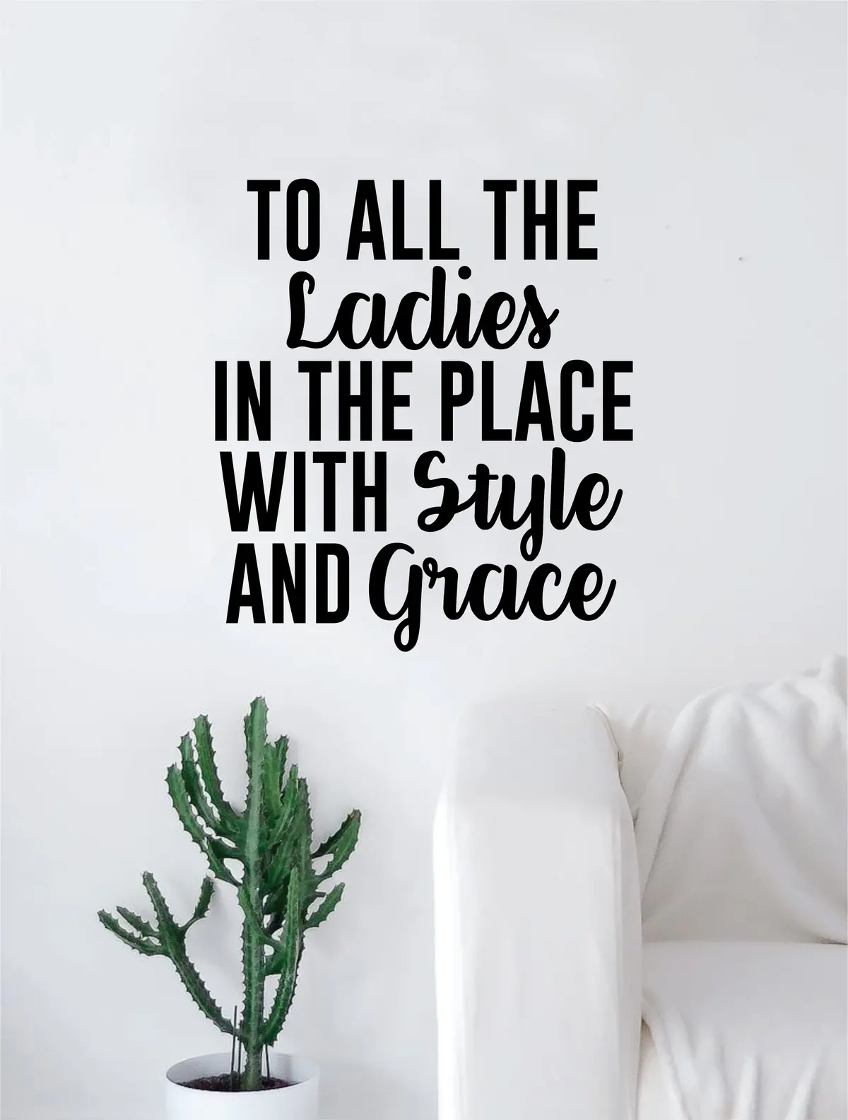 Style And Grace Biggie Quote Wall Decal Sticker Room Art Vinyl Rap Hip Hop Lyrics Music Ladies Girls Women Notorious Big Funny Inspirational Motivational 1