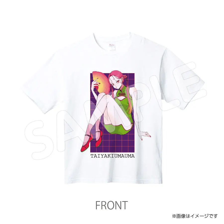 Taiyaki516tw　Tシャツ　たいやきうまうま 1