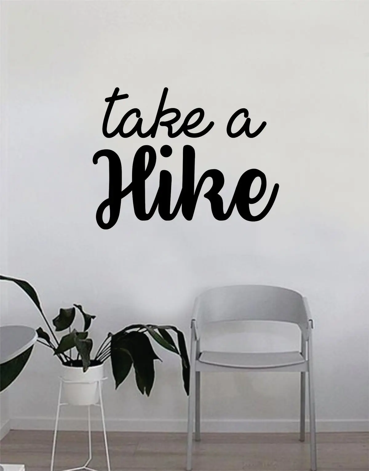 Take A Hike V3 Quote Wall Decal Sticker Room Bedroom Art Vinyl Decpr Decoration Teen Inspirational Adventure Travel Mountains Explore Wanderlust 1