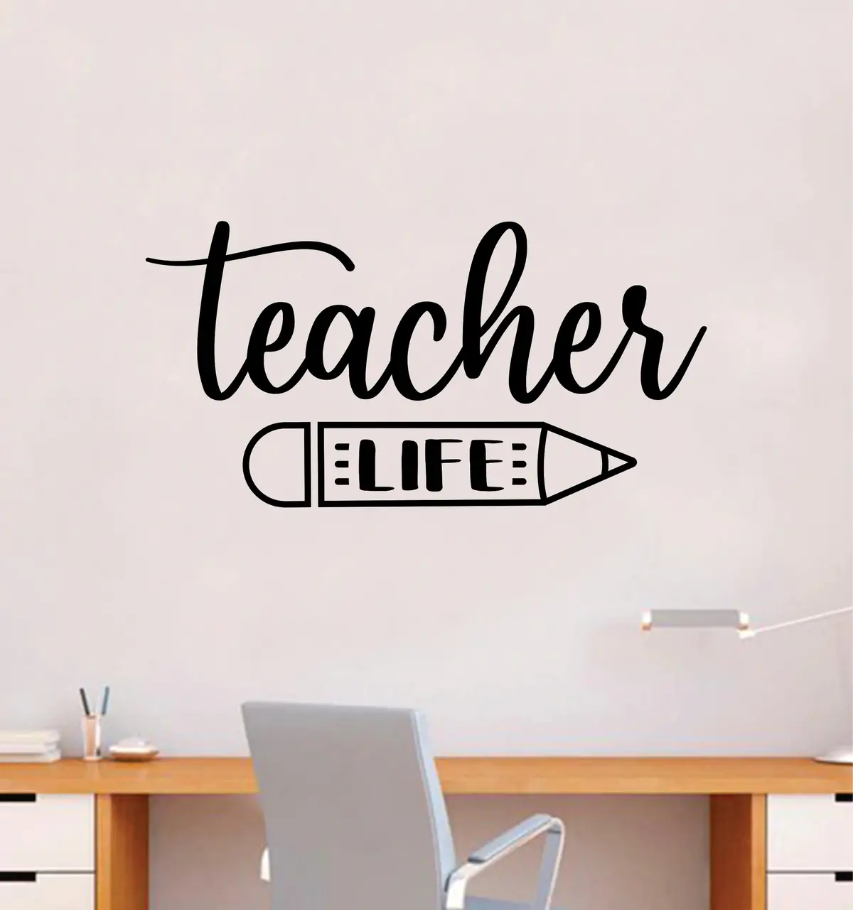 Teacher Life Wall Decal Sticker Bedroom Room Art Vinyl Inspirational Teen Kids Baby Nursery Girls Boys School Classroom 1