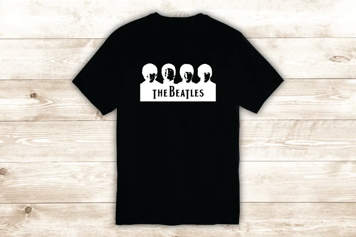 The Beatles T-Shirt Tee Shirt Vinyl Heat Press Custom Inspirational Quote Teen Music John Lennon Paul Mccartney 1
