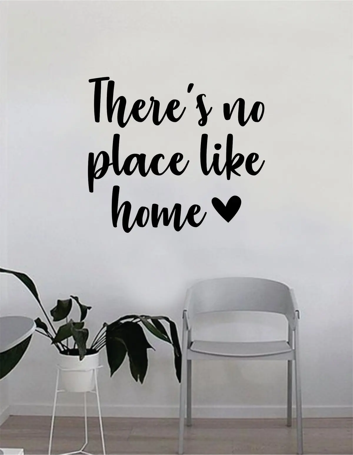 There's No Place Like Home Wall Decal Sticker Room Art Vinyl Home House Decor Quote Inspirational Family Love 1