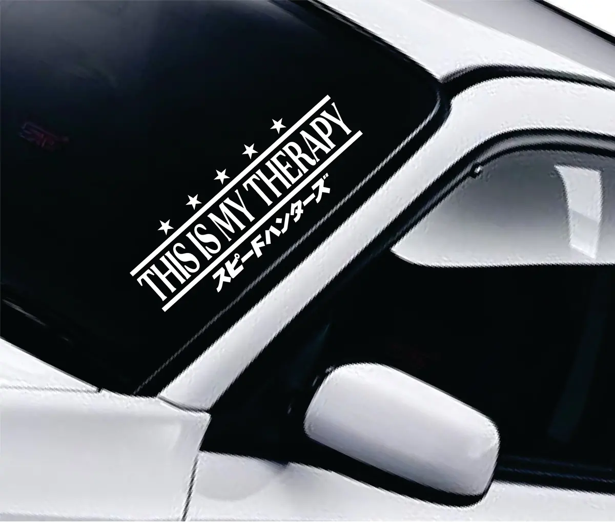This Is My Therapy Car Decal Truck Window Windshield Banner Jdm Sticker Vinyl Quote Funny Sadboyz Racing Club Meets 1