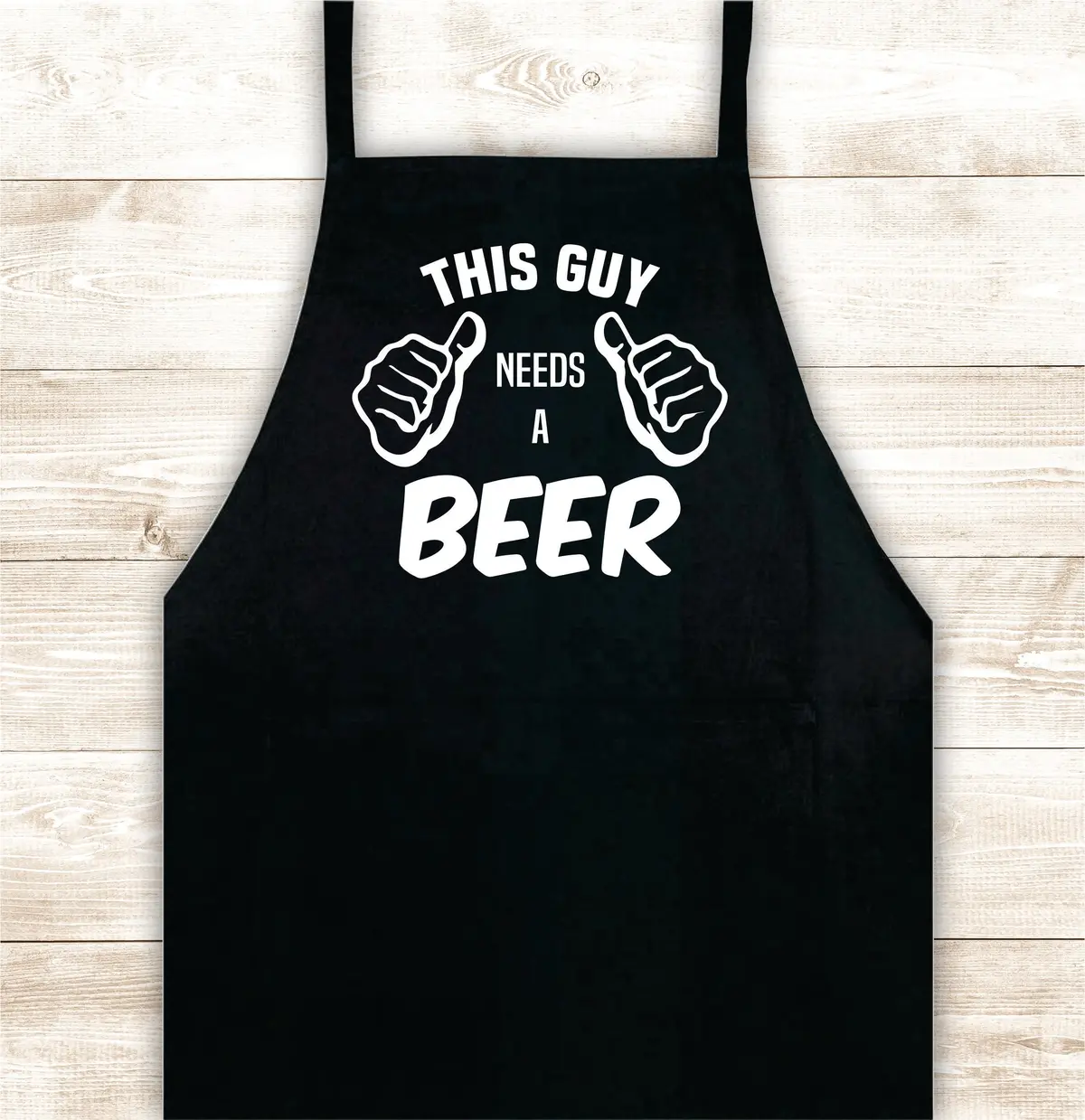 This Guy Needs A Beer Apron Kitchen Cook Grill Bake Bbq Barbeque Chef Men Women Mom Dad Family Food Gift Funny 1