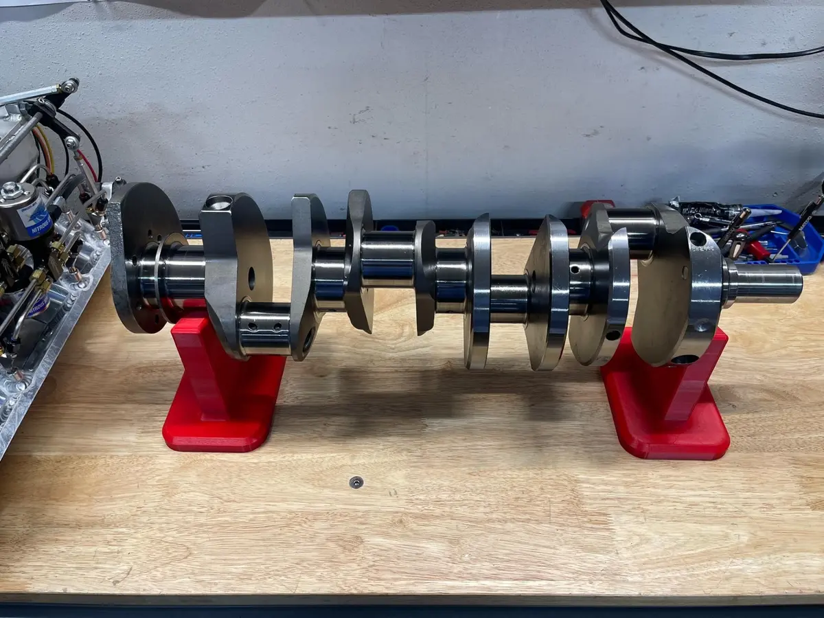 Crank Shaft Stand, Customizable 1