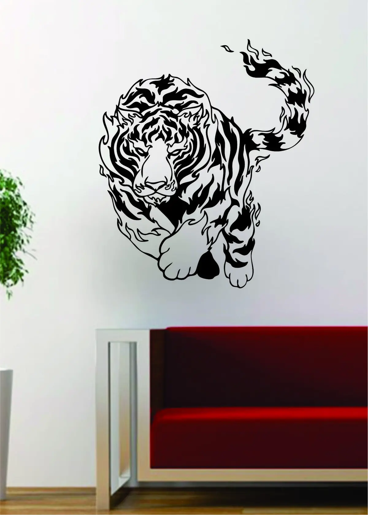 Tiger Version 7 Design Animal Decal Sticker Wall Vinyl Decor Art 1
