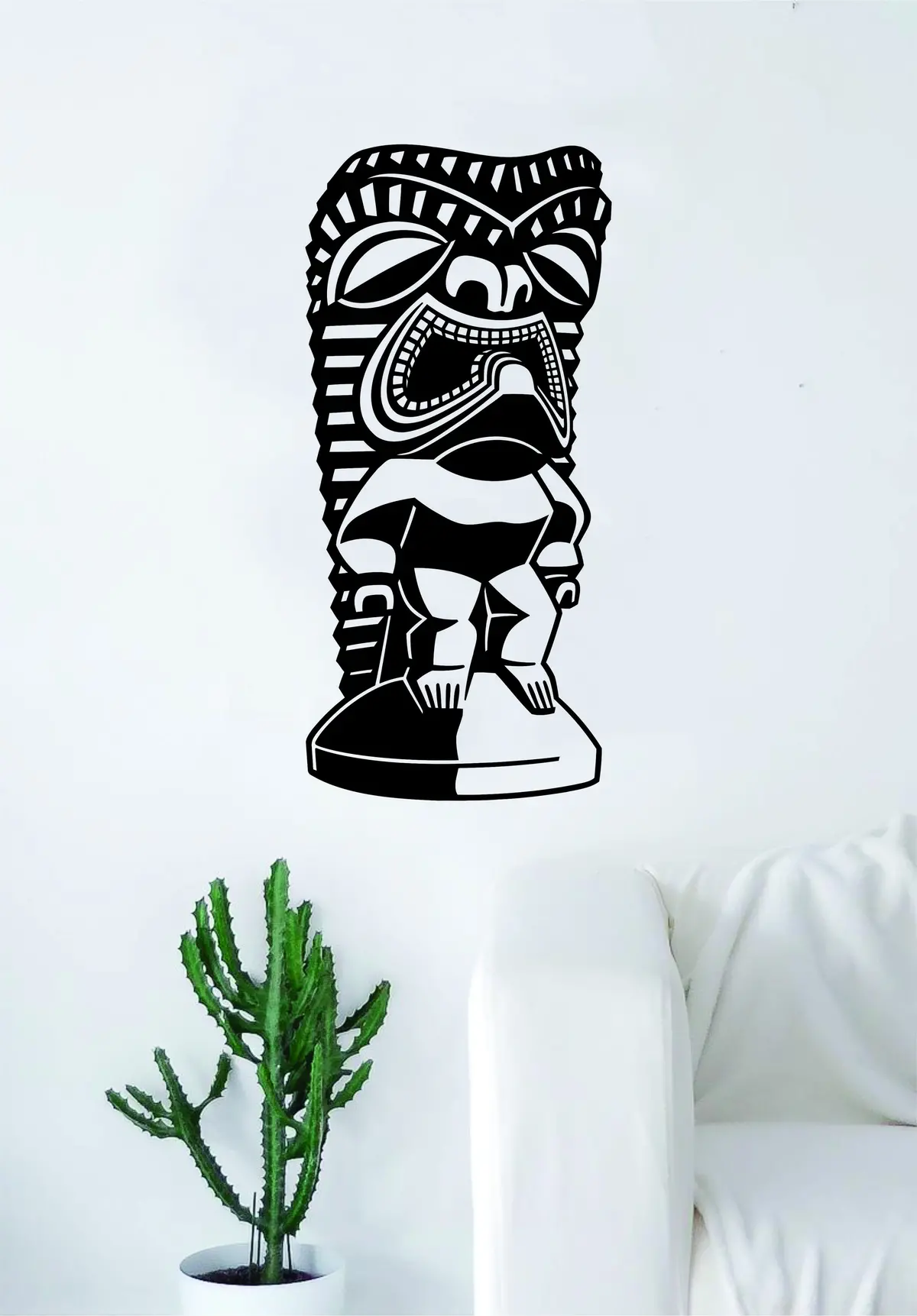 Tiki V7 Design Wall Decal Sticker Vinyl Art Room Decor Hawaiian Beach Teen Totem Pole Indian Nautical Ocean Surf 1