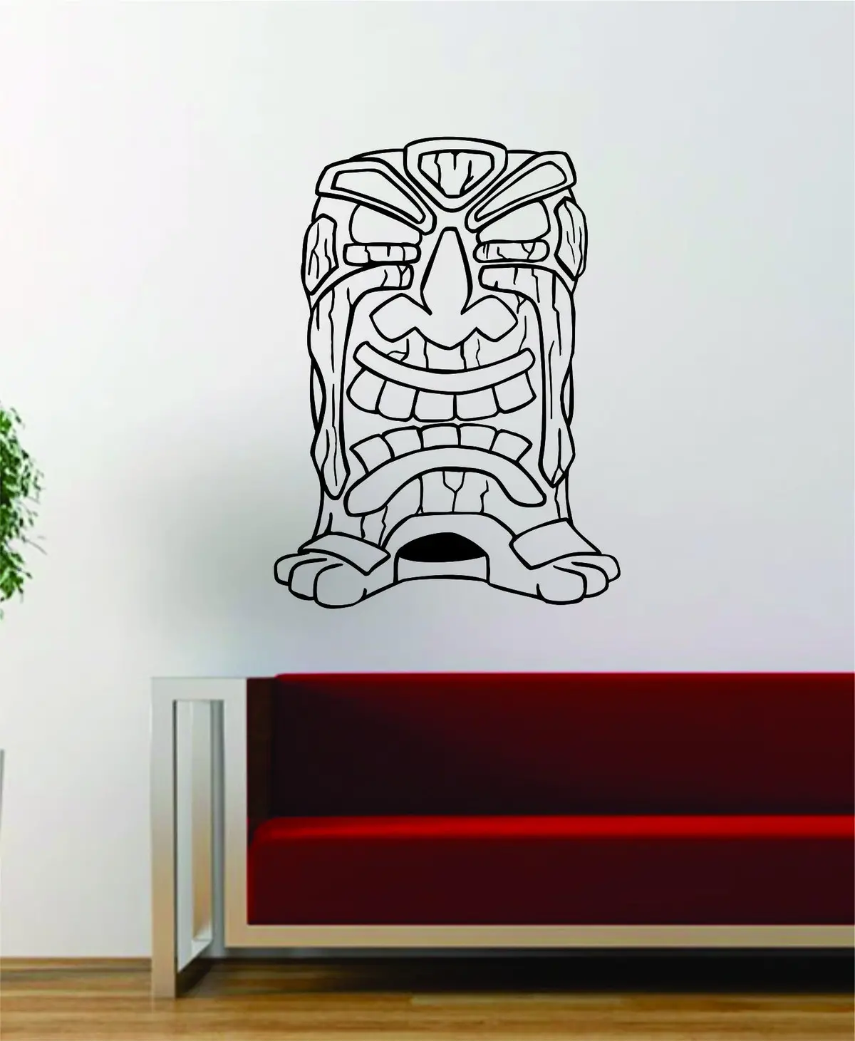 Tiki Version 3 Design Wall Decal Sticker Vinyl Art Hawaiian Beach Teen 1