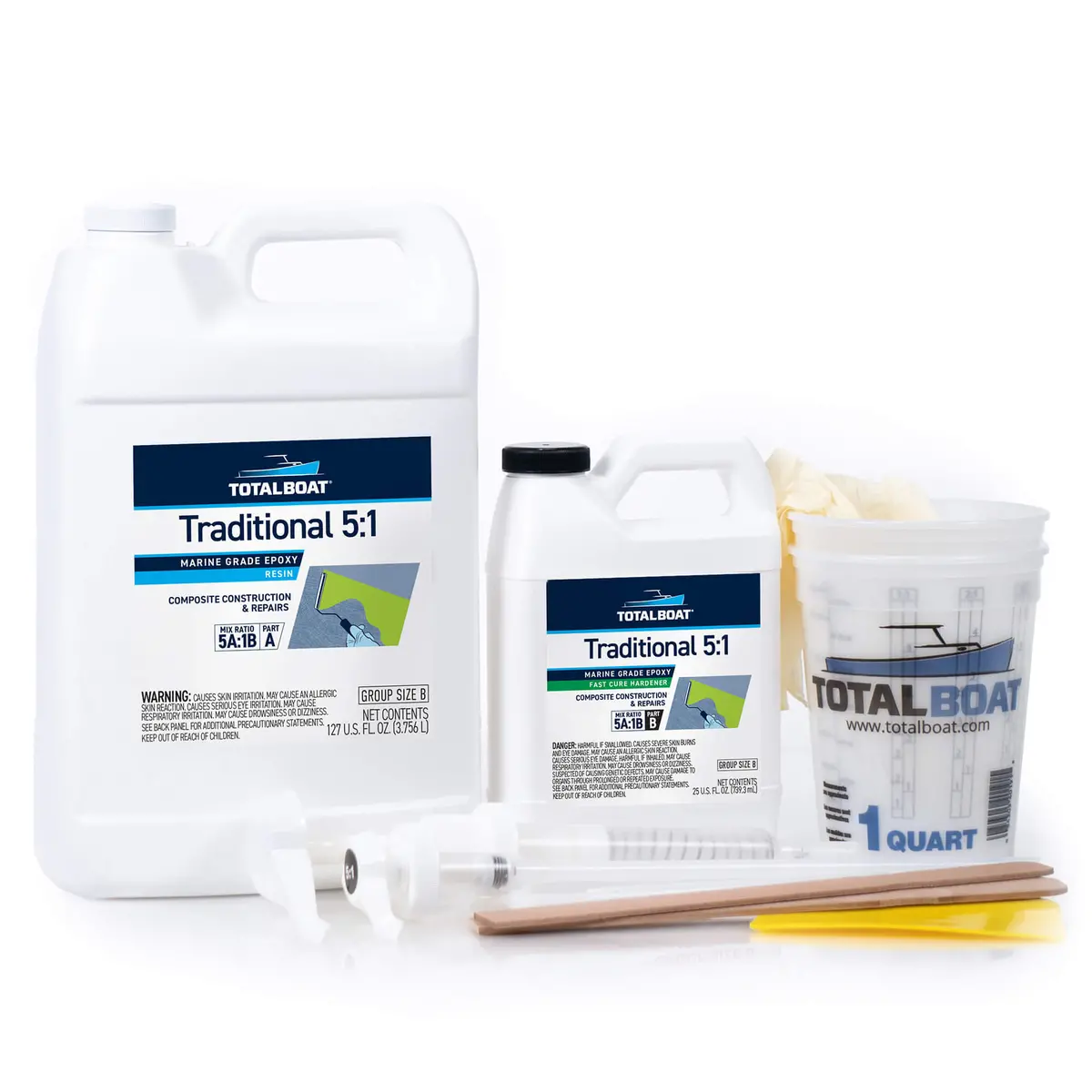 Traditional 5:1 Marine Epoxy Resin Kits 2