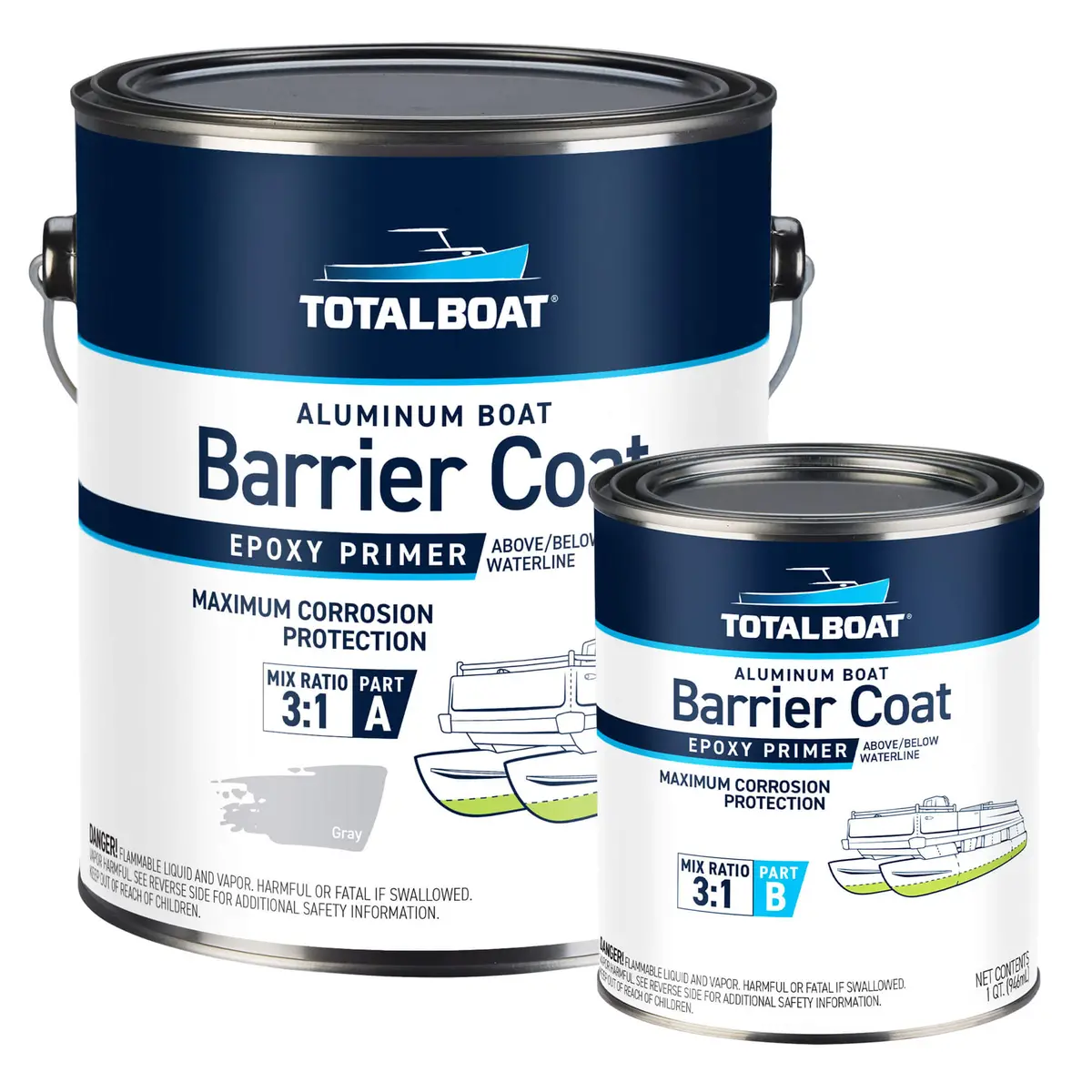 Aluminum Boat Barrier Coat Epoxy Primer 2