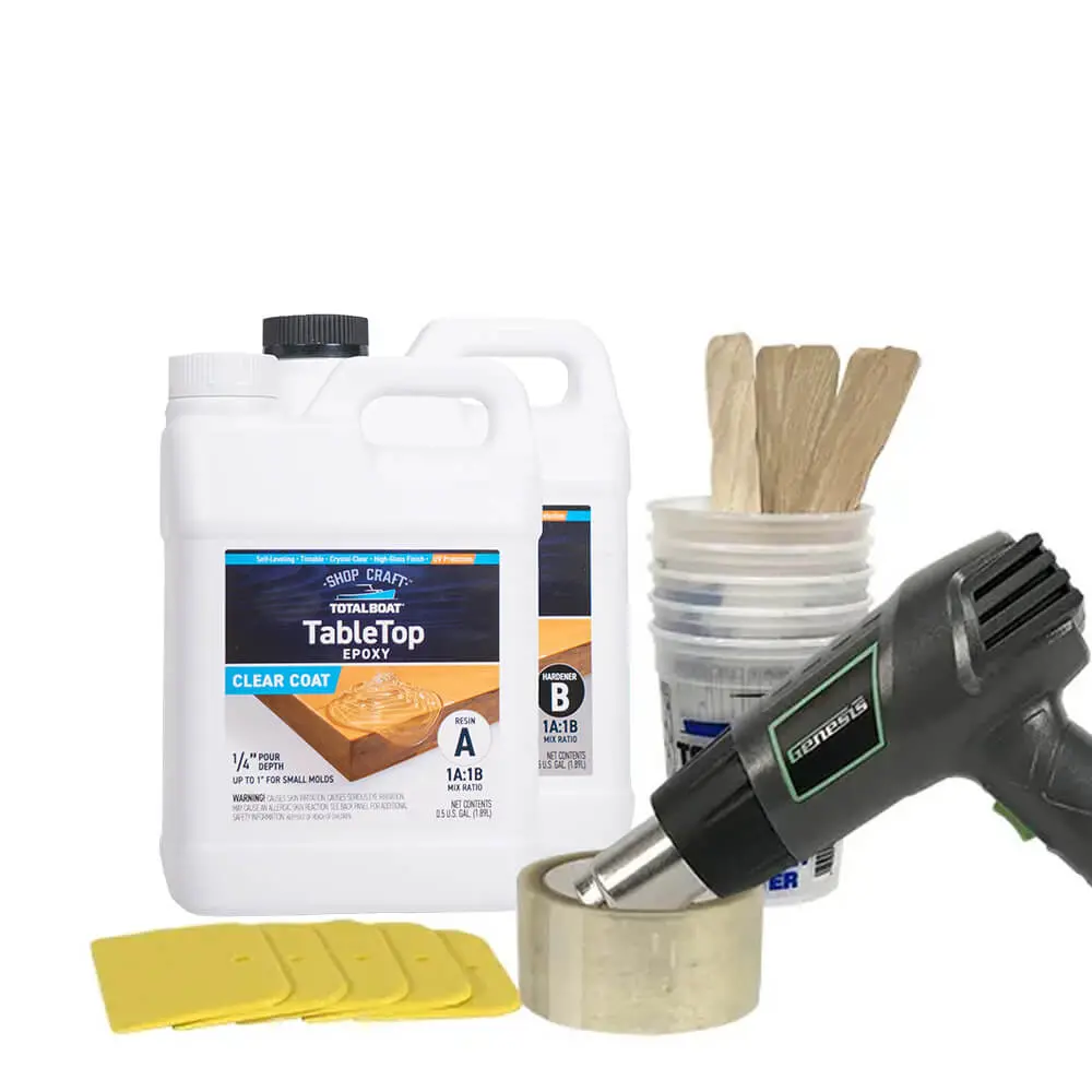 Clear Epoxy Bar Top & Table Top Project Kits 2