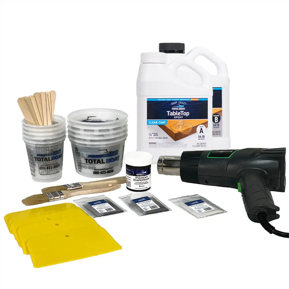 Epoxy Black Marble Effect Countertop Kits 2